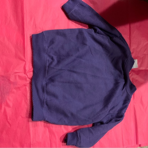 Vintage Small Steps Purple Crewneck 6-9 months I love my puppy - Picture 4 of 4